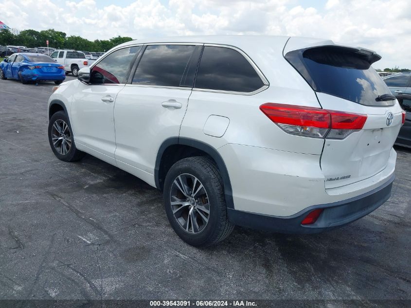 2018 TOYOTA HIGHLANDER LE - 5TDZARFH8JS034823