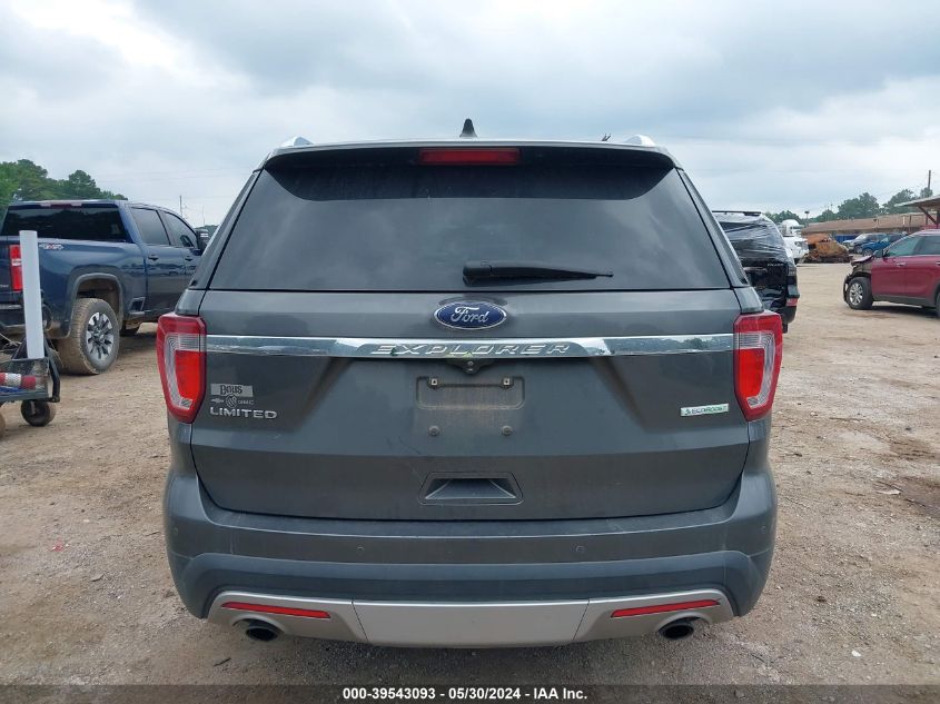 2017 Ford Explorer Limited VIN: 1FM5K7FH9HGB52105 Lot: 39543093