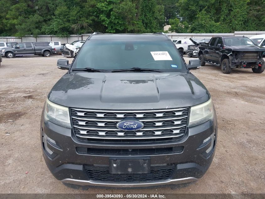 2017 Ford Explorer Limited VIN: 1FM5K7FH9HGB52105 Lot: 39543093