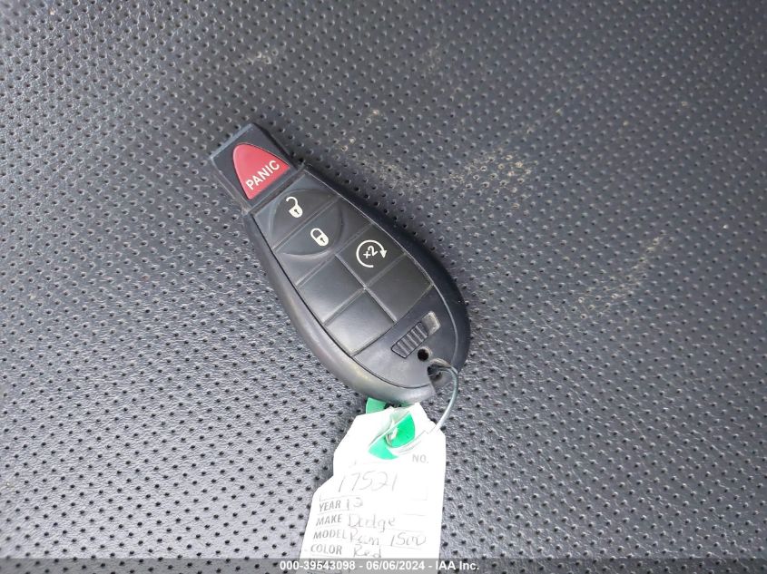 2012 Ram 1500 Sport VIN: 1C6RD7MT8CS248795 Lot: 39543098