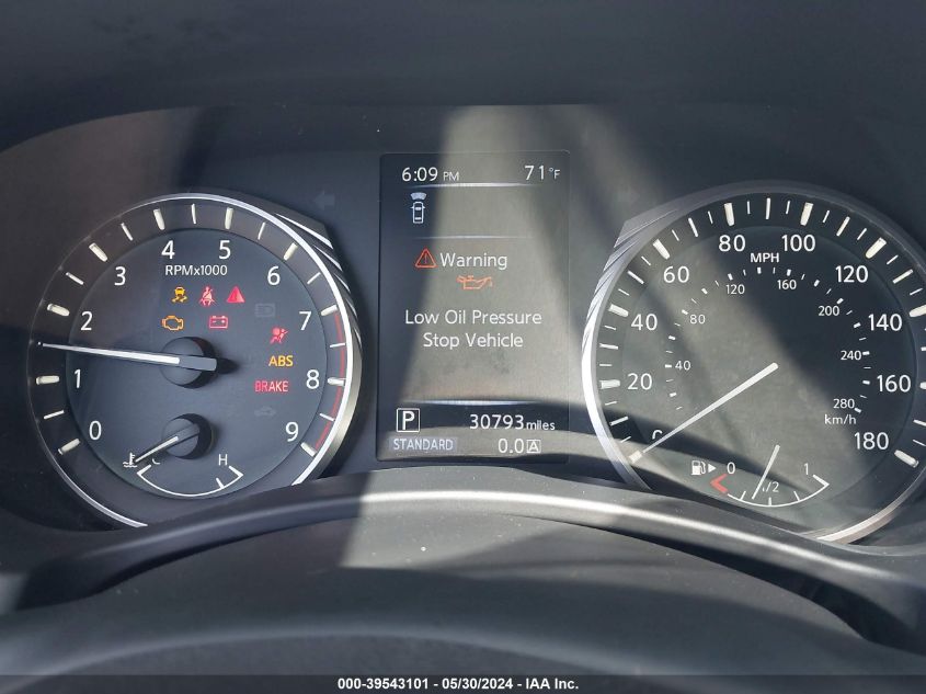 2021 Infiniti Q50 Pure VIN: JN1EV7AP7MM706041 Lot: 39543101