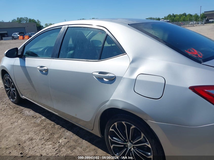 2015 Toyota Corolla S Plus VIN: 2T1BURHE9FC322541 Lot: 39543102
