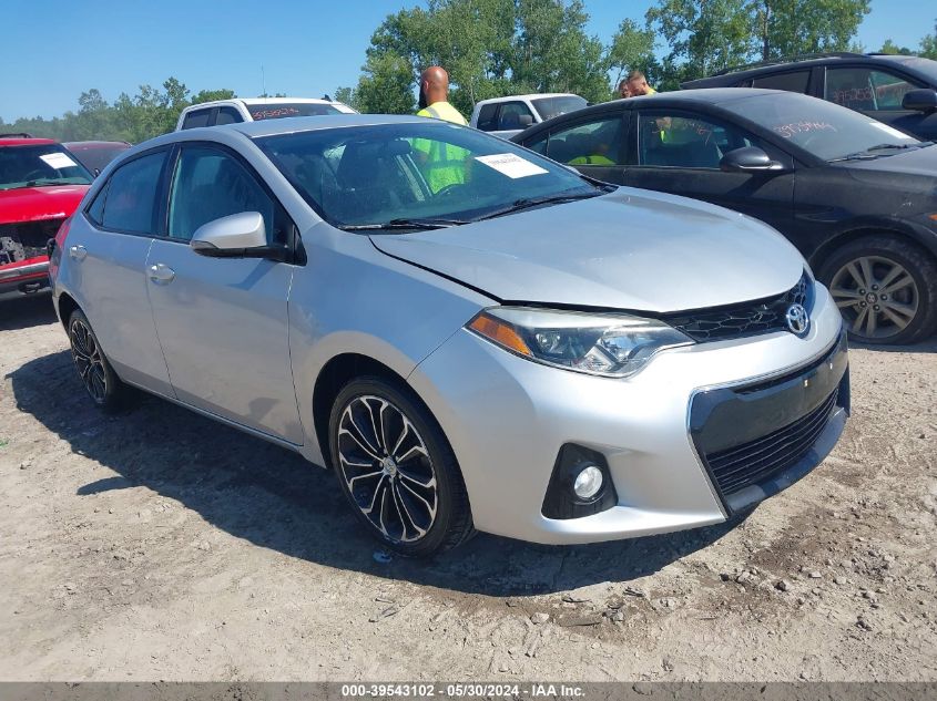 2015 Toyota Corolla S Plus VIN: 2T1BURHE9FC322541 Lot: 39543102