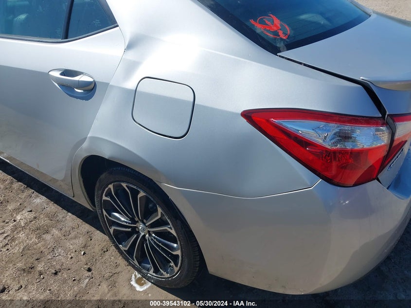 2015 Toyota Corolla S Plus VIN: 2T1BURHE9FC322541 Lot: 39543102