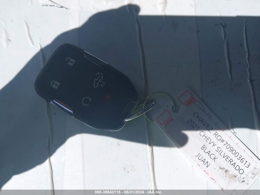 2021 Chevrolet Silverado 1500 4Wd Short Bed Rst VIN: 3GCUYEET0MG359277 Lot: 39543115