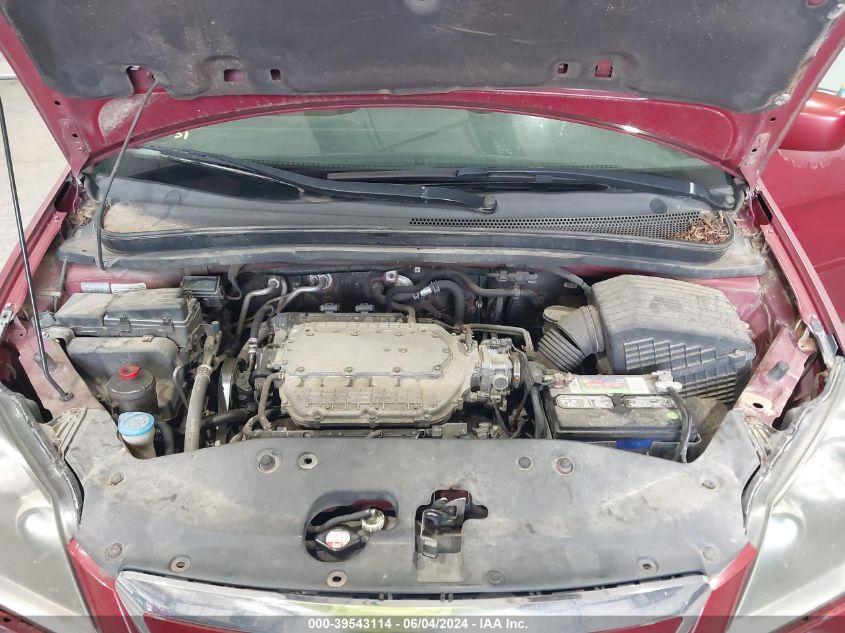 2006 Honda Odyssey Ex-L VIN: 5FNRL38736B026555 Lot: 39543114