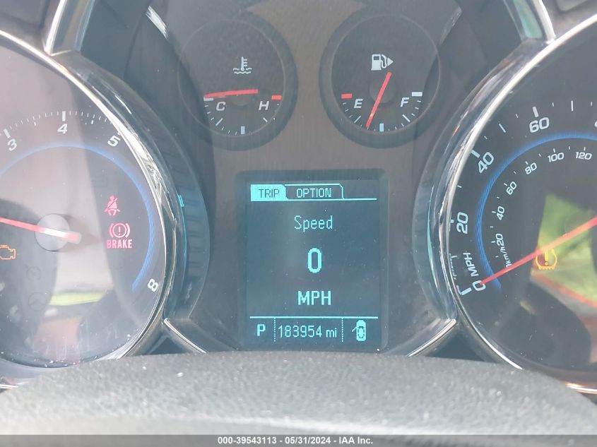 2013 Chevrolet Cruze Ltz VIN: 1G1PG5SB5D7185500 Lot: 39543113