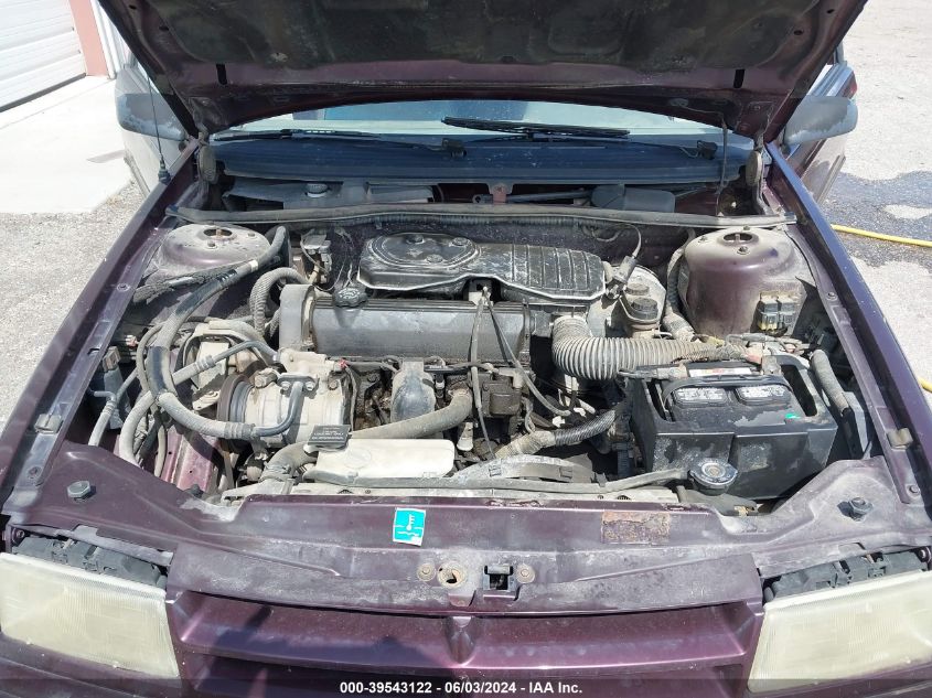 1993 Dodge Shadow VIN: 1B3XP24D7PN597553 Lot: 39543122