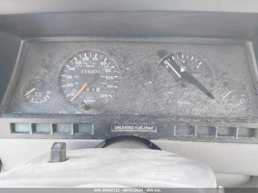 1993 Dodge Shadow VIN: 1B3XP24D7PN597553 Lot: 39543122