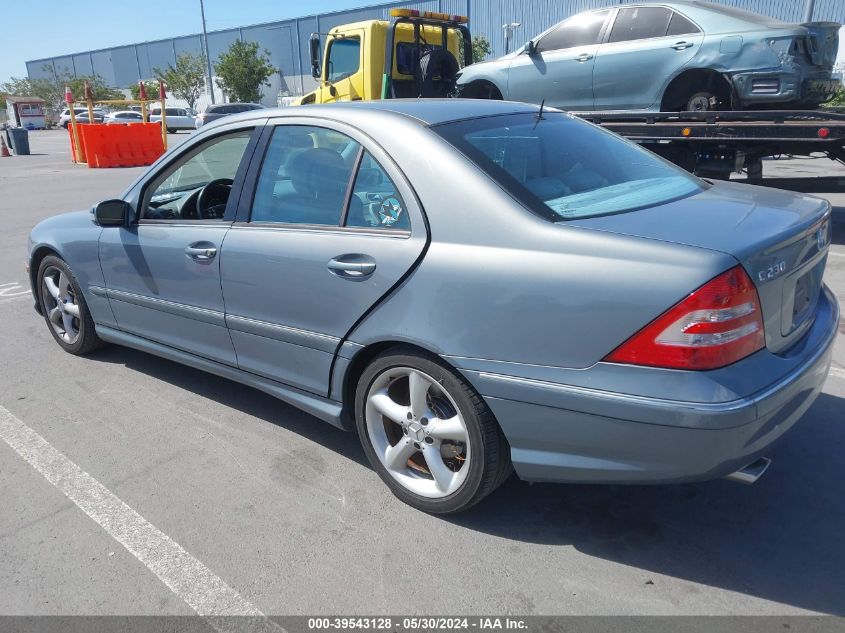 2006 Mercedes-Benz C 230 Sport VIN: WDBRF52H56F746664 Lot: 39543128