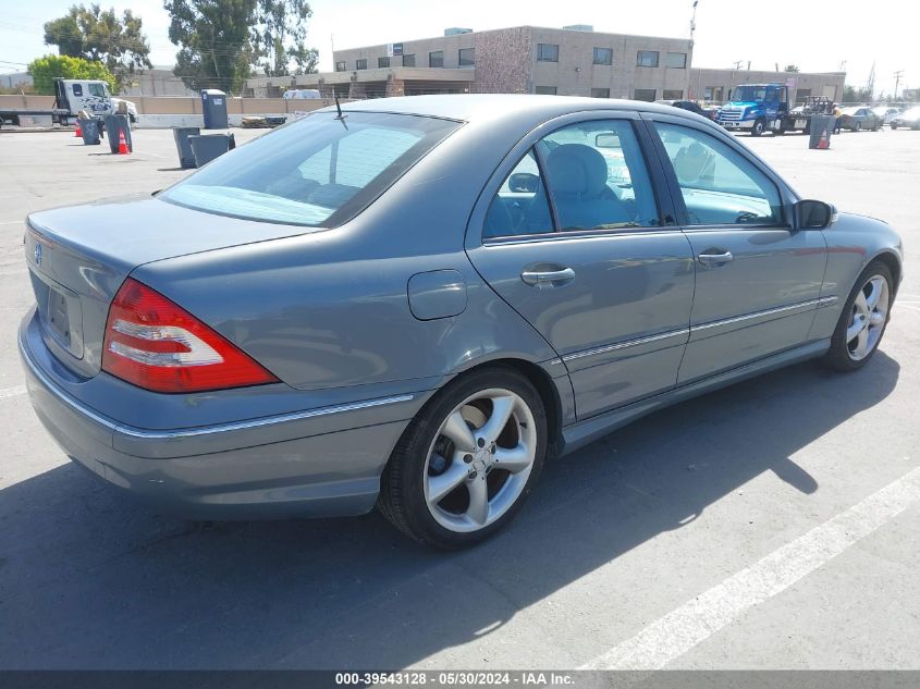 2006 Mercedes-Benz C 230 Sport VIN: WDBRF52H56F746664 Lot: 39543128