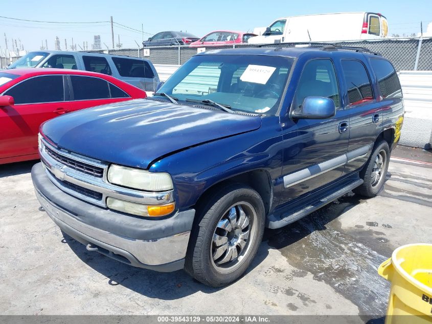 2002 Chevrolet Tahoe Lt VIN: 1GNEC13T42R275532 Lot: 39543129