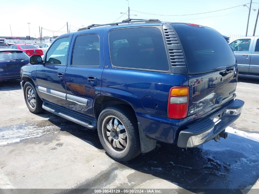 2002 Chevrolet Tahoe Lt VIN: 1GNEC13T42R275532 Lot: 39543129