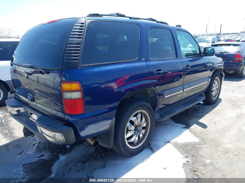 2002 Chevrolet Tahoe Lt VIN: 1GNEC13T42R275532 Lot: 39543129