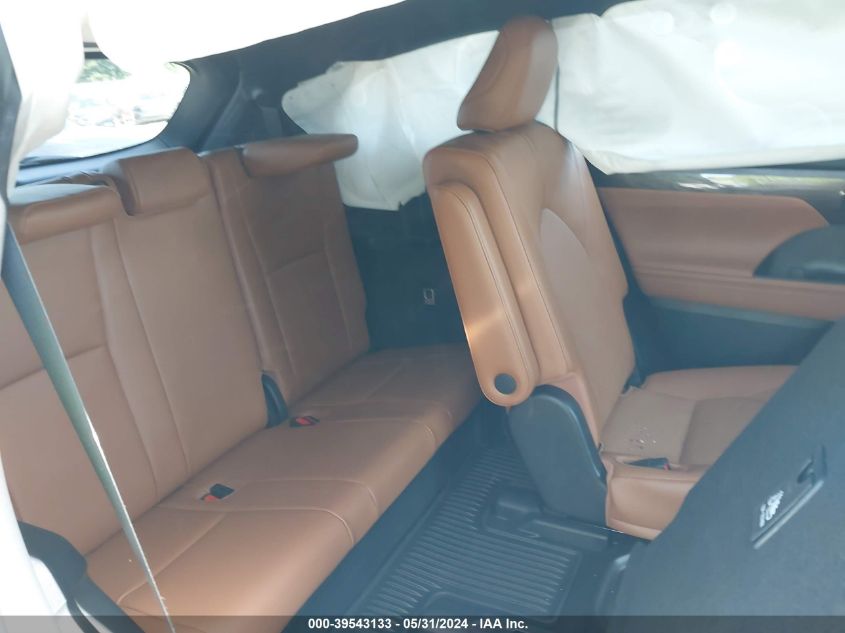 2023 Toyota Highlander Platinum VIN: 5TDKDRBH5PS006257 Lot: 39543133