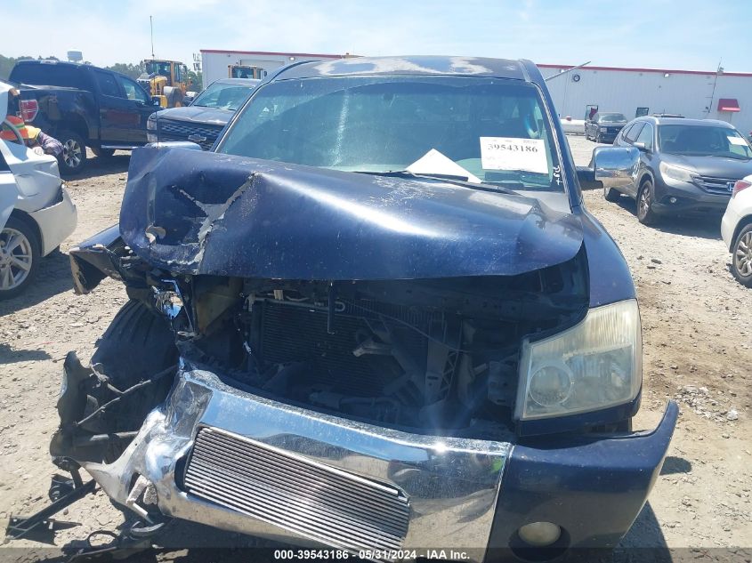 2007 Nissan Titan Le VIN: 1N6BA07A67N206082 Lot: 39543186