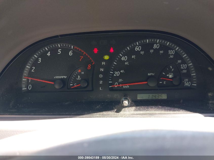 2003 Toyota Camry Le V6 VIN: 4T1BF30K63U039985 Lot: 39543189