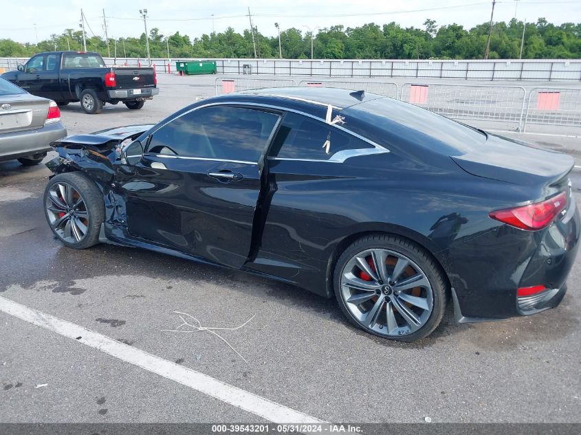 2020 Infiniti Q60 Red Sport 400 Awd VIN: JN1FV7EL9LM460040 Lot: 39543201