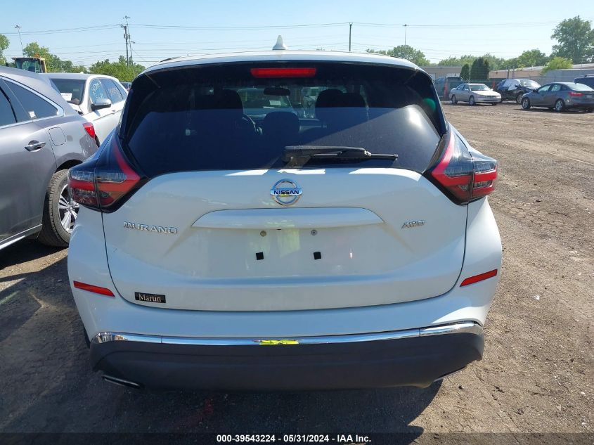 2020 Nissan Murano S Intelligent Awd VIN: 5N1AZ2AS6LN113170 Lot: 39543224