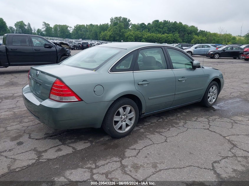 2005 Mercury Montego Luxury VIN: 1MEFM40105G612159 Lot: 39543226