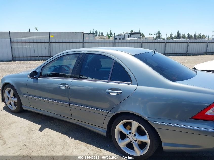 2005 Mercedes-Benz C 230 Kompressor Sport VIN: WDBRF40J25F610118 Lot: 39543232