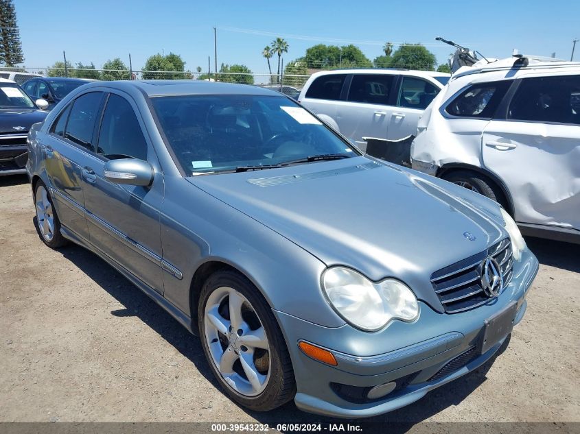 2005 Mercedes-Benz C 230 Kompressor Sport VIN: WDBRF40J25F610118 Lot: 39543232