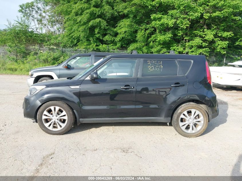 2015 Kia Soul + VIN: KNDJP3A59F7187542 Lot: 39543269