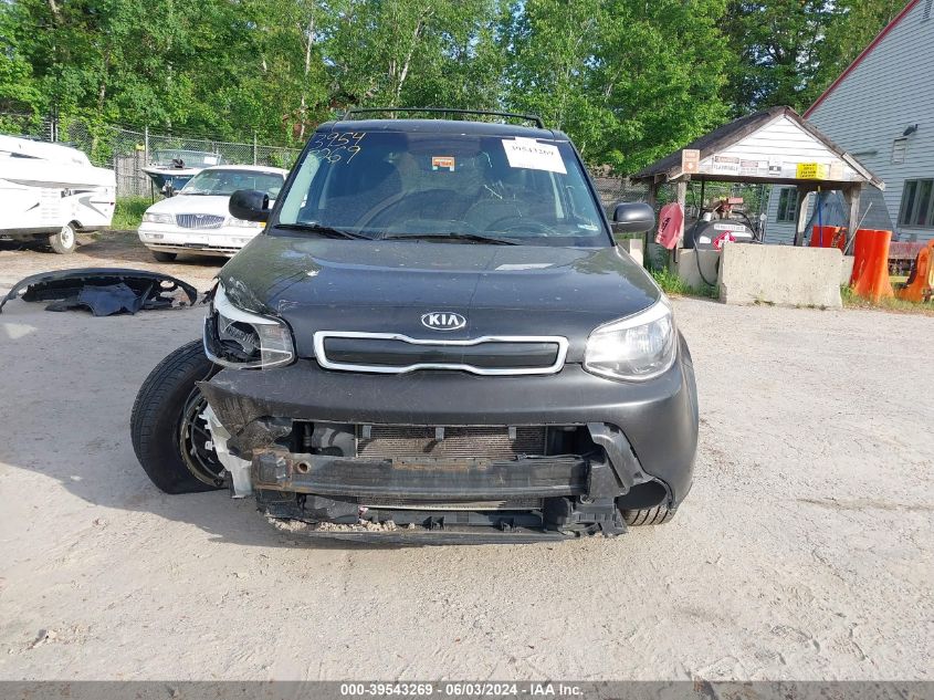 2015 Kia Soul + VIN: KNDJP3A59F7187542 Lot: 39543269