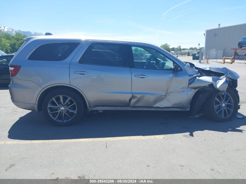 2018 Dodge Durango Gt Awd VIN: 1C4RDJDG3JC290601 Lot: 39543286