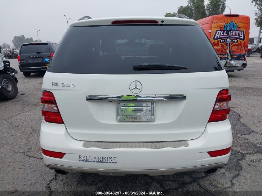 2011 Mercedes-Benz Ml 350 VIN: 4JGBB5GB8BA712000 Lot: 39543297