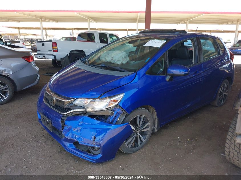 2018 Honda Fit Ex-L VIN: 3HGGK5H0XJM710307 Lot: 39543307