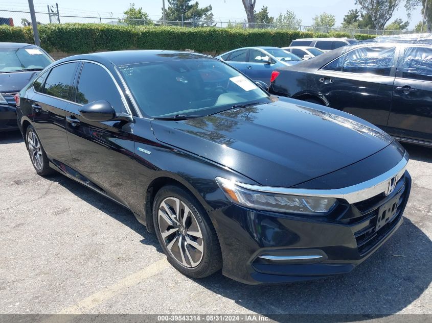 2018 Honda Accord Hybrid VIN: 1HGCV3F10JA001677 Lot: 39543314