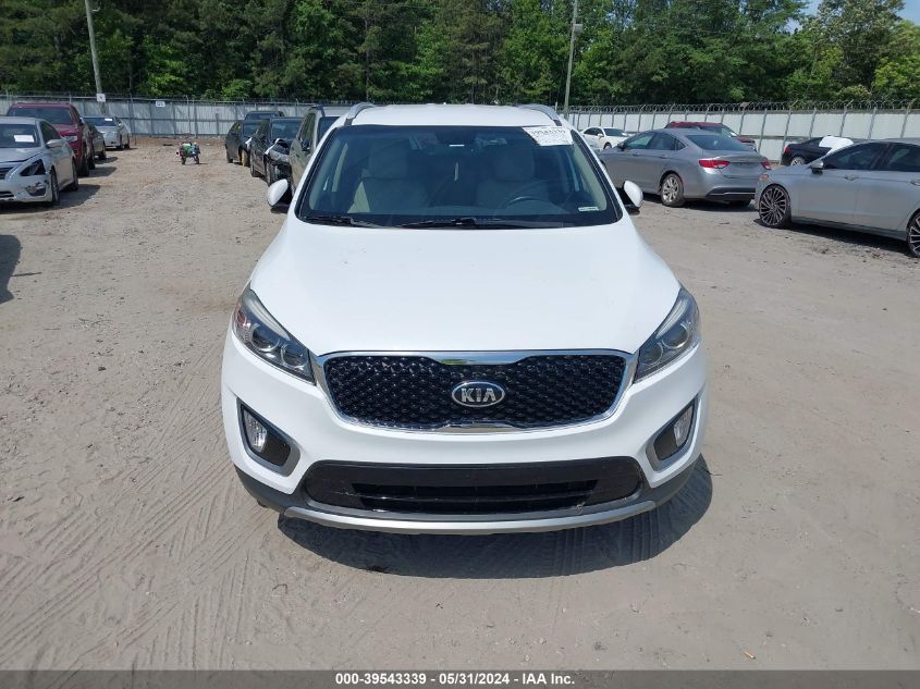 2016 Kia Sorento 3.3L Ex VIN: 5XYPH4A53GG098647 Lot: 39543339