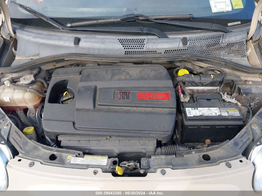 2012 Fiat 500 Sport VIN: 3C3CFFBR8CT212473 Lot: 39543350