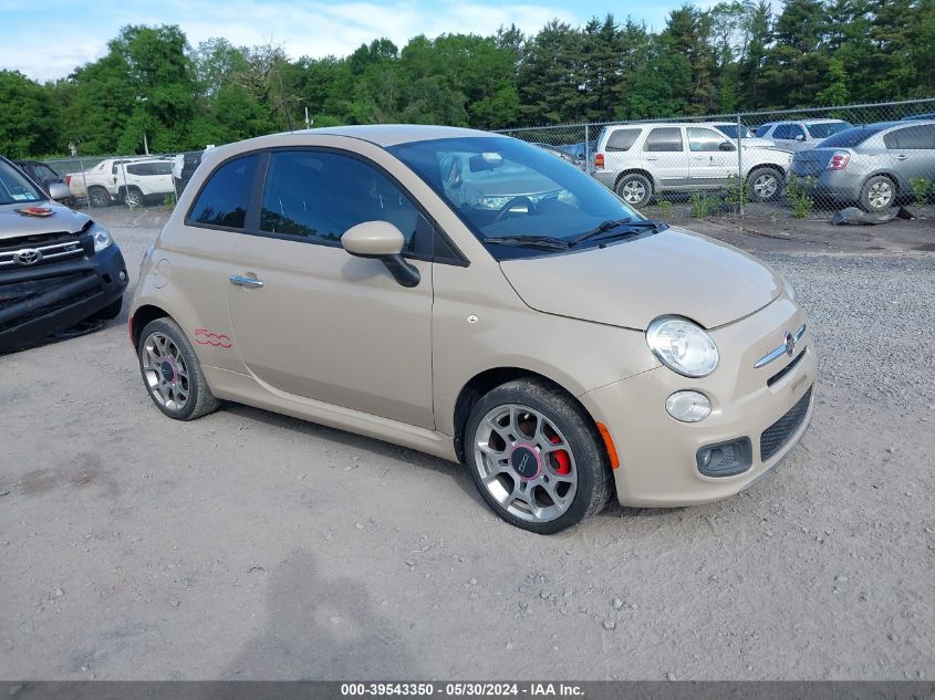 2012 Fiat 500 Sport VIN: 3C3CFFBR8CT212473 Lot: 39543350