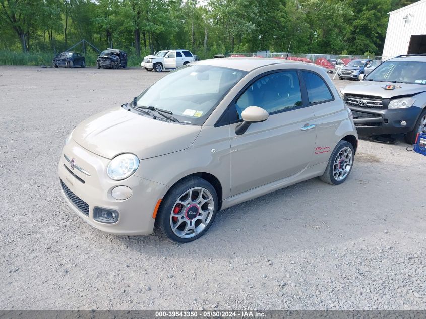 2012 Fiat 500 Sport VIN: 3C3CFFBR8CT212473 Lot: 39543350