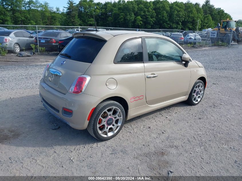 2012 Fiat 500 Sport VIN: 3C3CFFBR8CT212473 Lot: 39543350