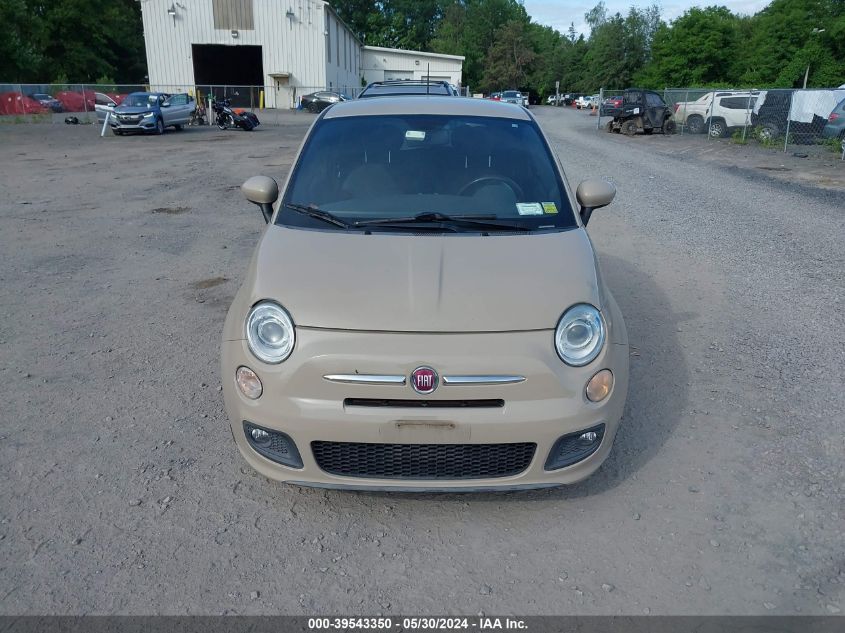 2012 Fiat 500 Sport VIN: 3C3CFFBR8CT212473 Lot: 39543350