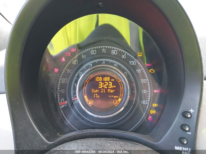 2012 Fiat 500 Sport VIN: 3C3CFFBR8CT212473 Lot: 39543350