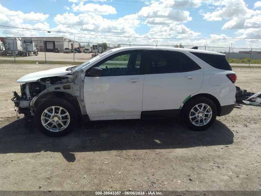 2022 Chevrolet Equinox Fwd Ls VIN: 3GNAXHEV3NS180181 Lot: 39543357