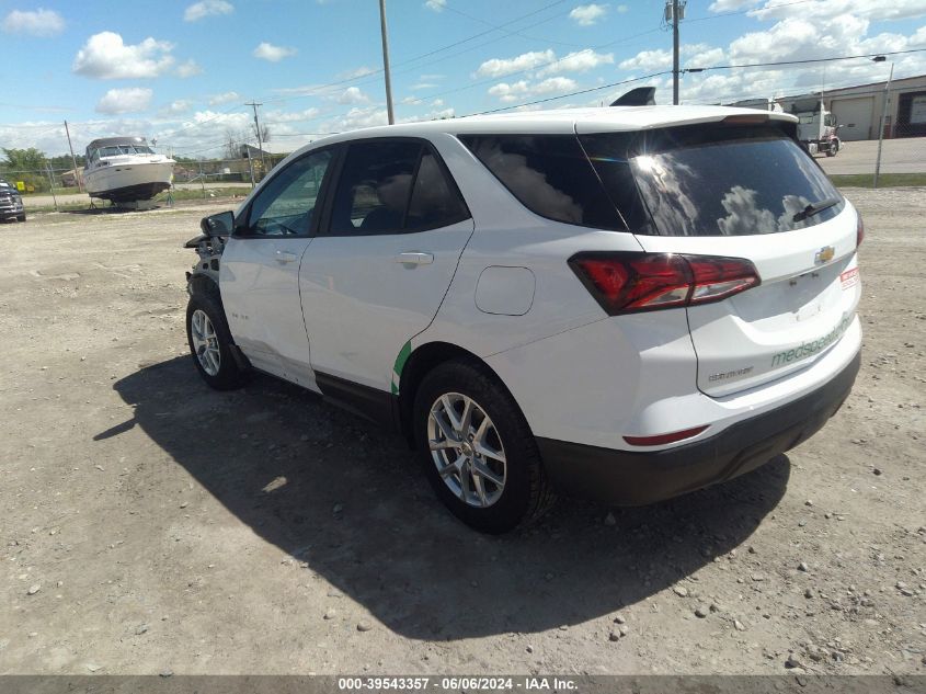 2022 Chevrolet Equinox Fwd Ls VIN: 3GNAXHEV3NS180181 Lot: 39543357