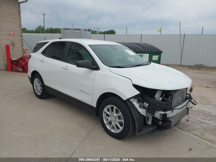 2022 Chevrolet Equinox Fwd Ls VIN: 3GNAXHEV3NS180181 Lot: 39543357