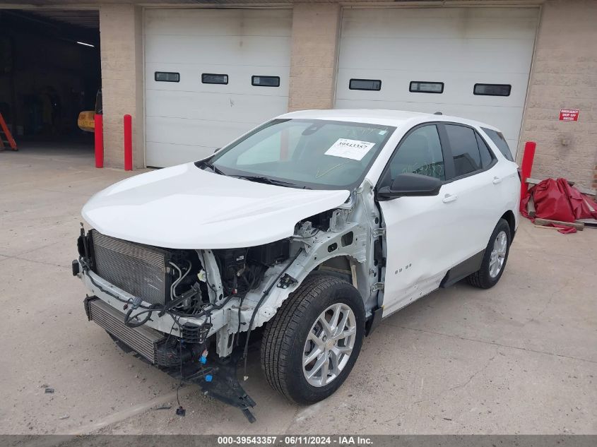 2022 Chevrolet Equinox Fwd Ls VIN: 3GNAXHEV3NS180181 Lot: 39543357