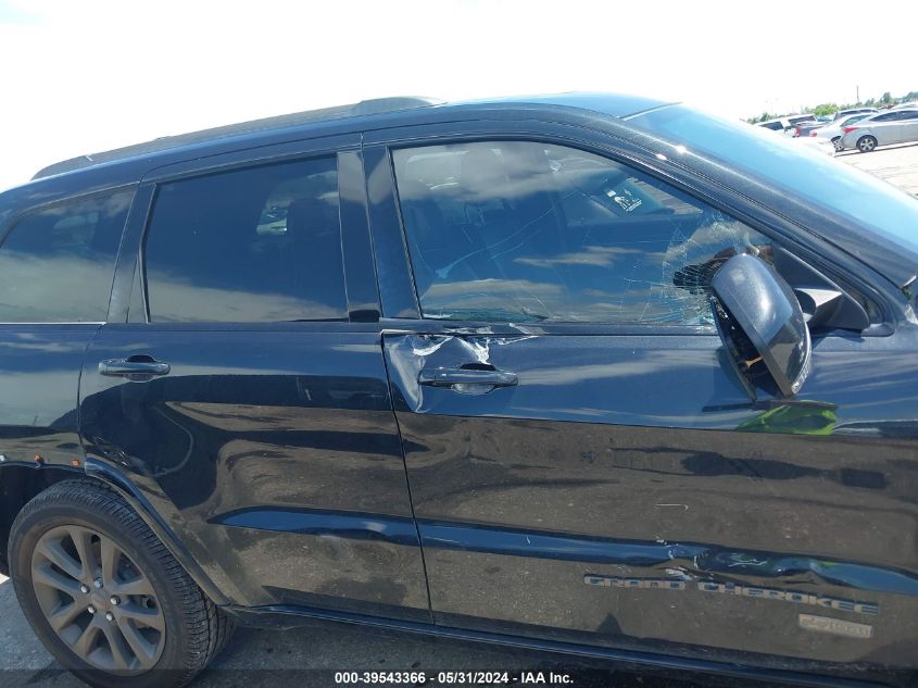 2016 Jeep Grand Cherokee Limited 75Th Anniversary VIN: 1C4RJEBG0GC400242 Lot: 39543366