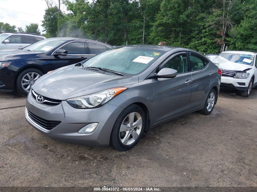 2013 Hyundai Elantra Gls VIN: 5NPDH4AE3DH301785 Lot: 39543372