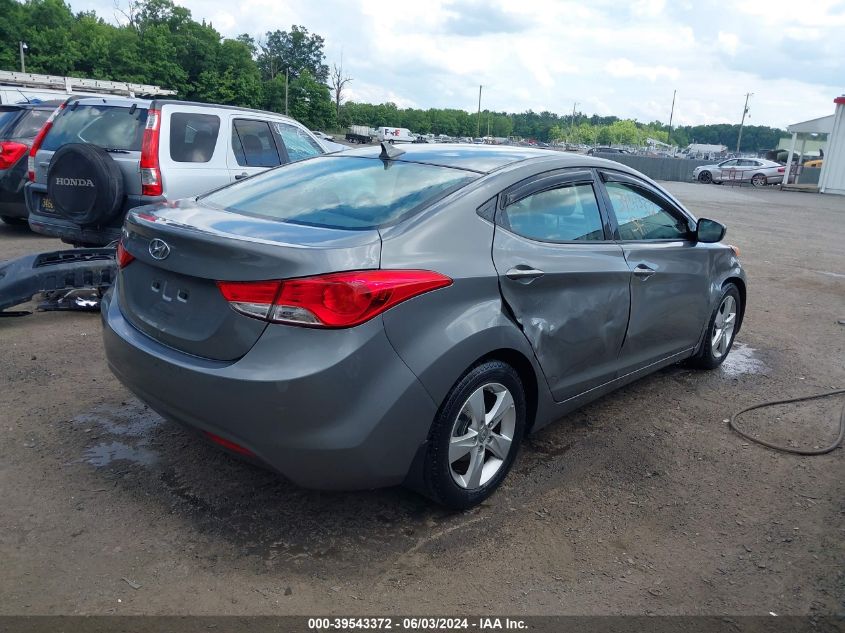 2013 Hyundai Elantra Gls VIN: 5NPDH4AE3DH301785 Lot: 39543372