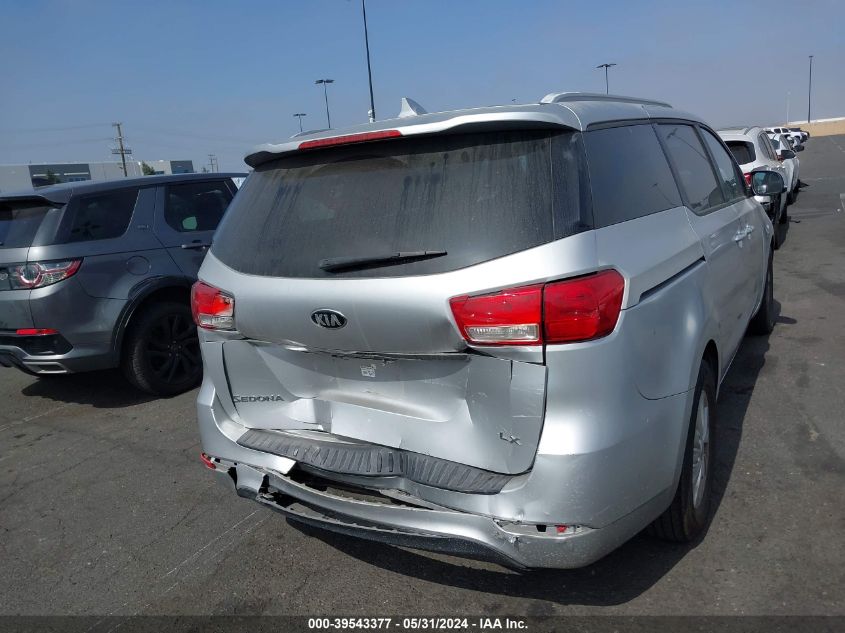 2015 Kia Sedona Lx VIN: KNDMB5C15F6070659 Lot: 39543377