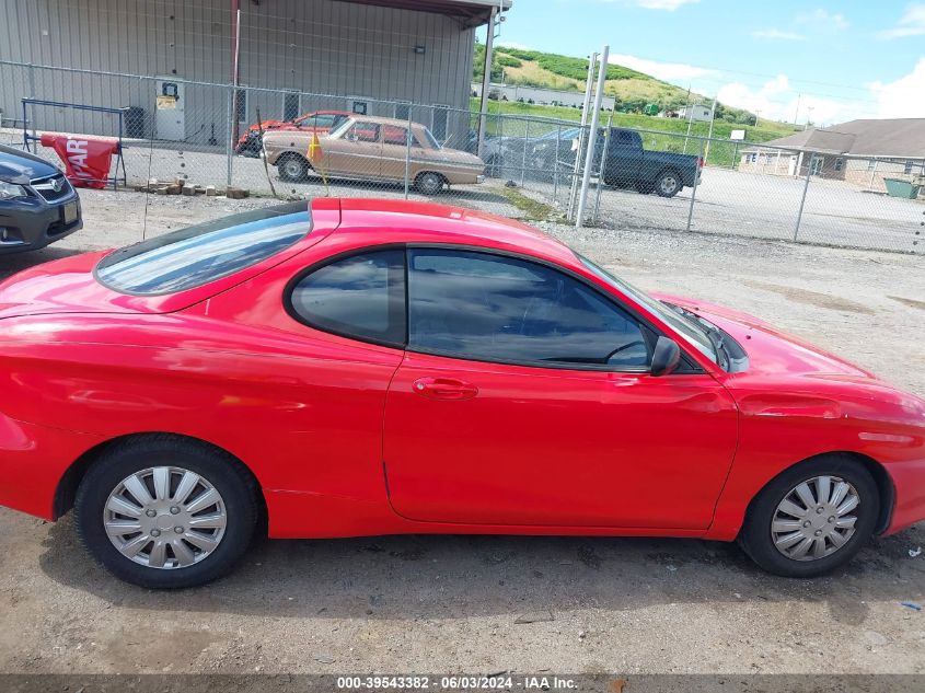 1999 Hyundai Tiburon VIN: KMHJG24F2XU141953 Lot: 39543382
