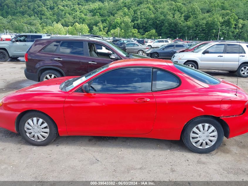 1999 Hyundai Tiburon VIN: KMHJG24F2XU141953 Lot: 39543382