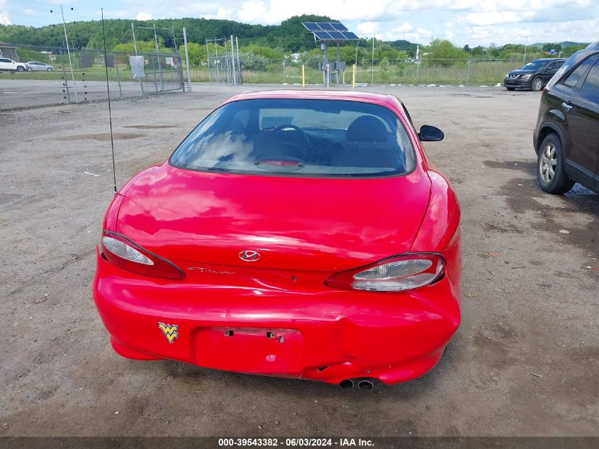 1999 Hyundai Tiburon VIN: KMHJG24F2XU141953 Lot: 39543382